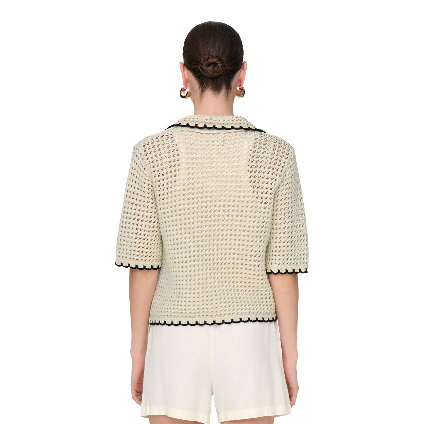 Only Lucie Life 3/4 Cardigan Knit Ecru - 15342215E