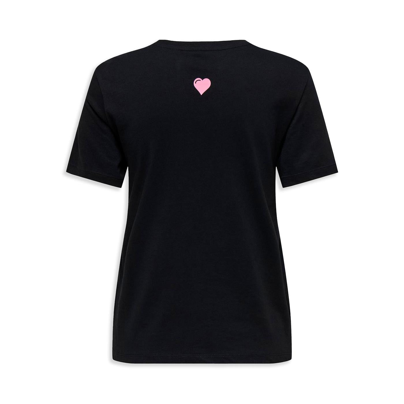 Only Lotte Life Reg S/S Not Top Black - 15344235B