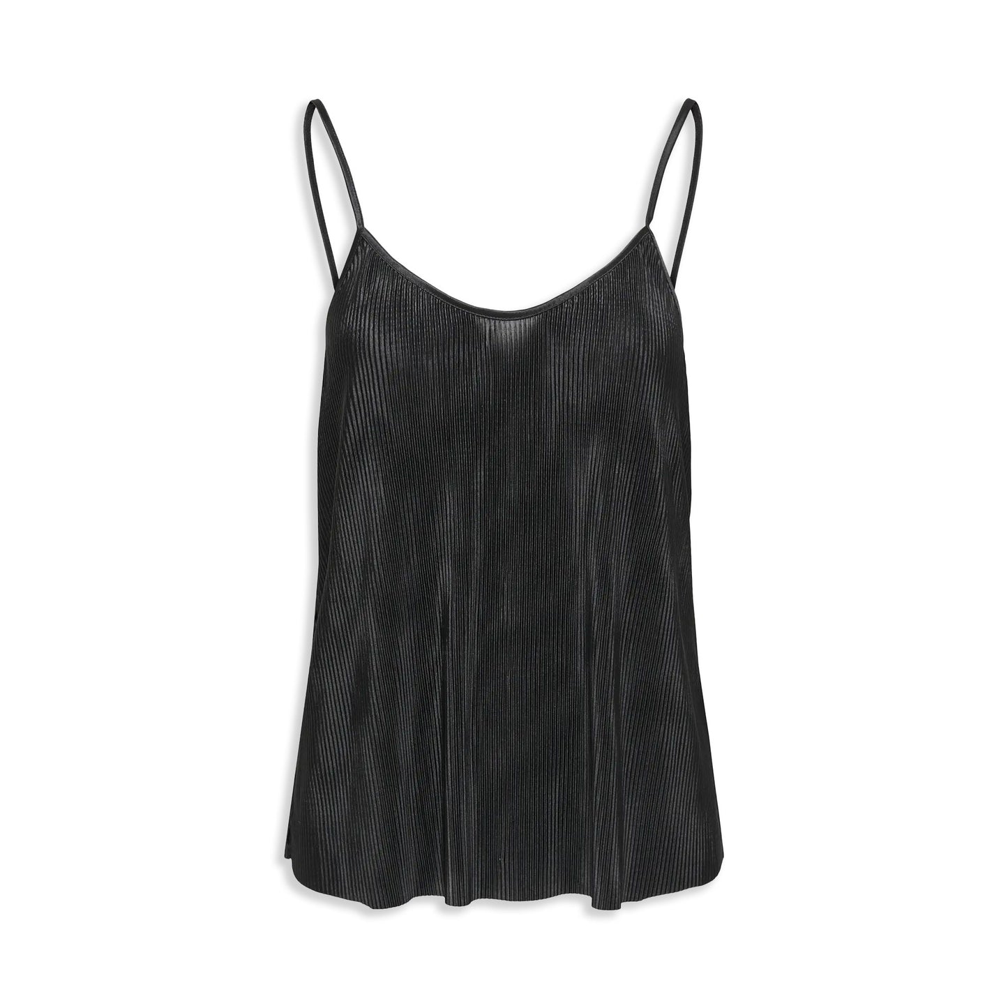 Only Claudia Plisse Singlet Black - 15346903B