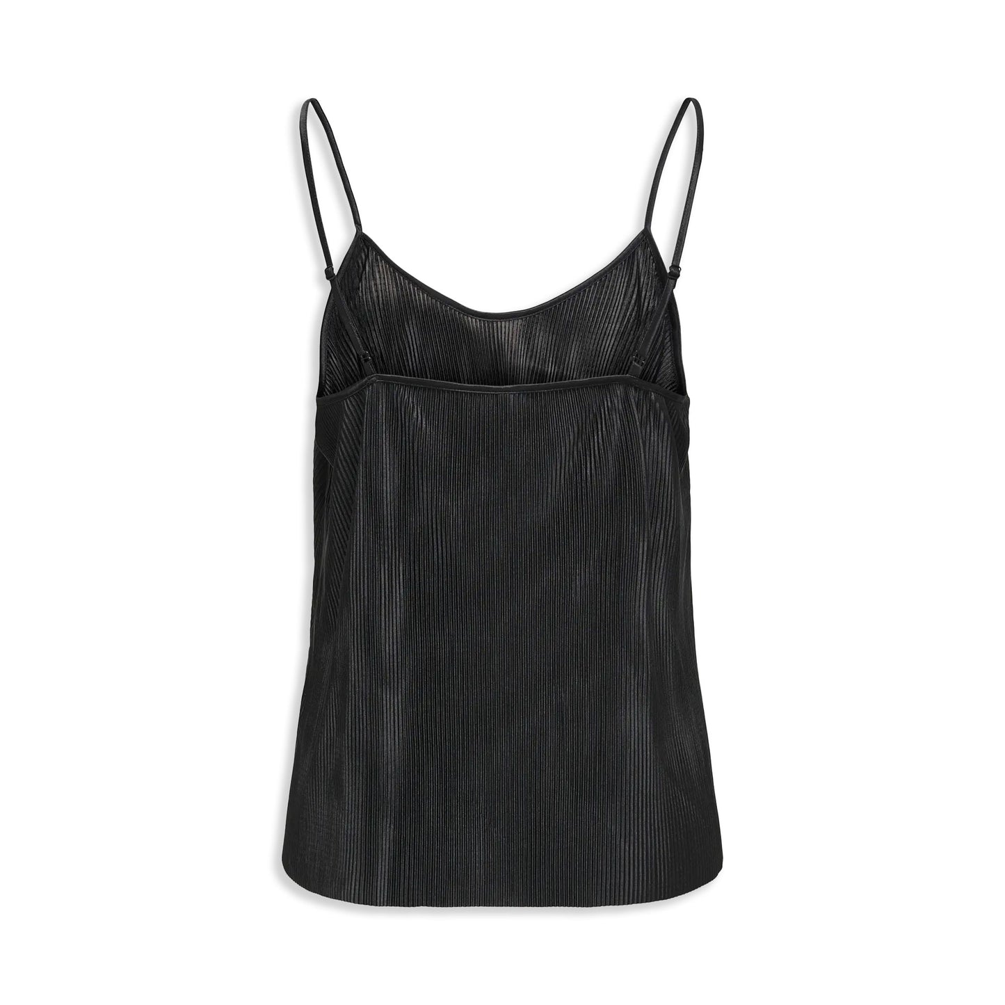 Only Claudia Plisse Singlet Black - 15346903B