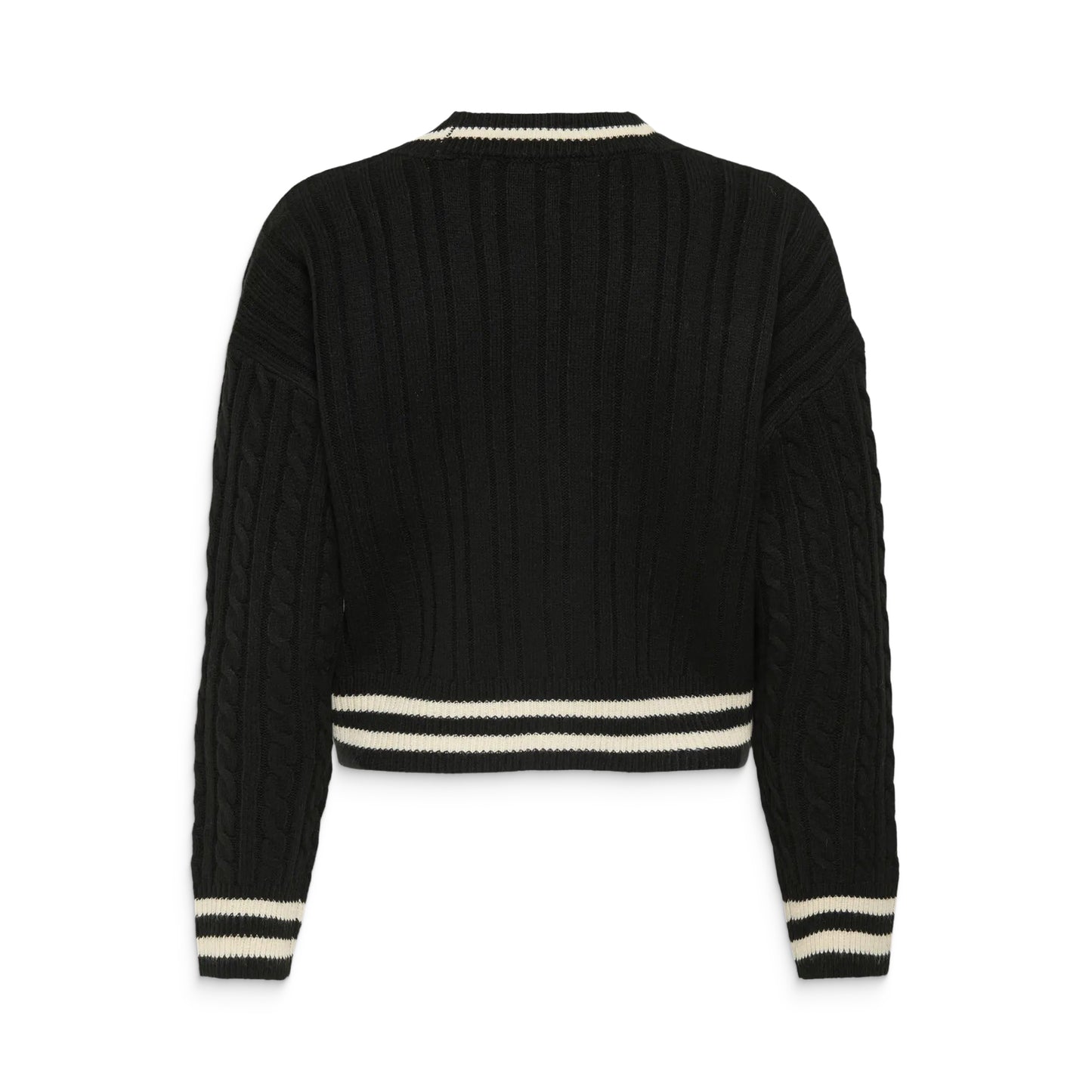 Only Thale LS Button Cardigan Knit Black - 15352210B