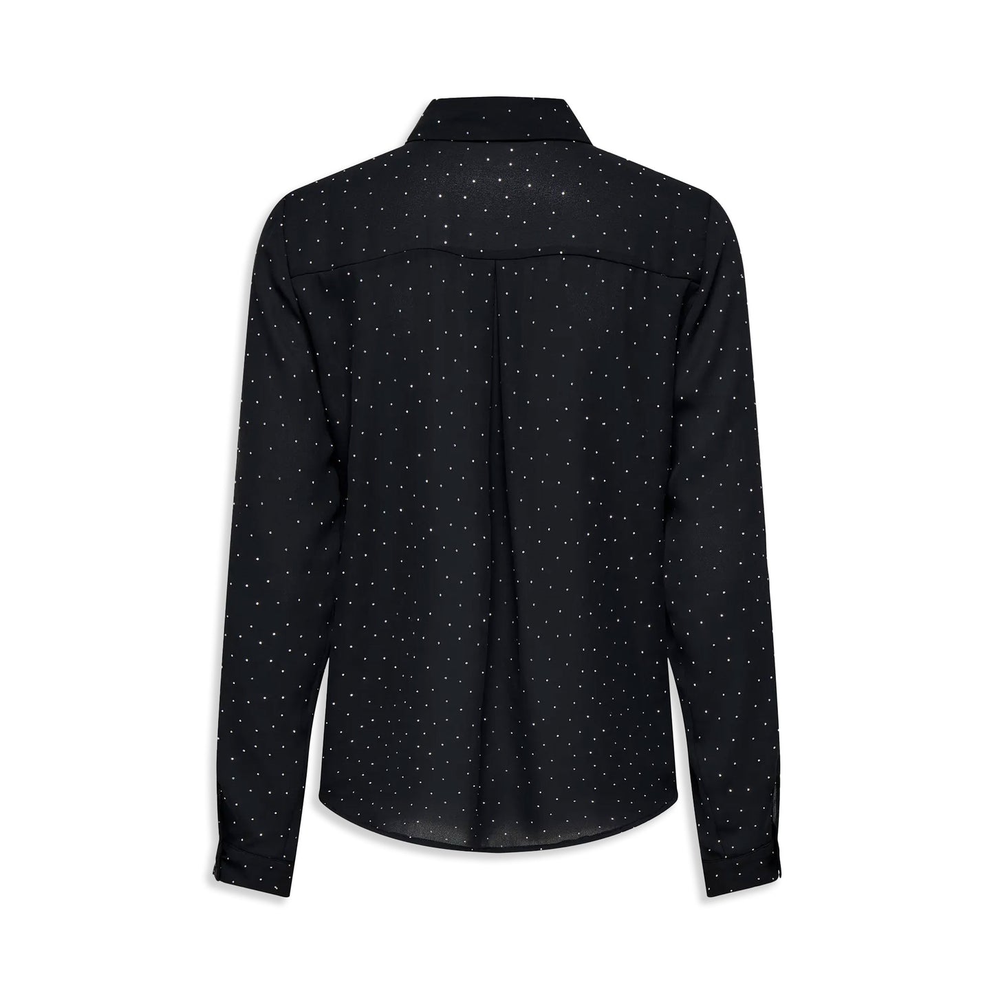 Only Zeke L/S Stud Shirt Wvn Black  - 15357355B