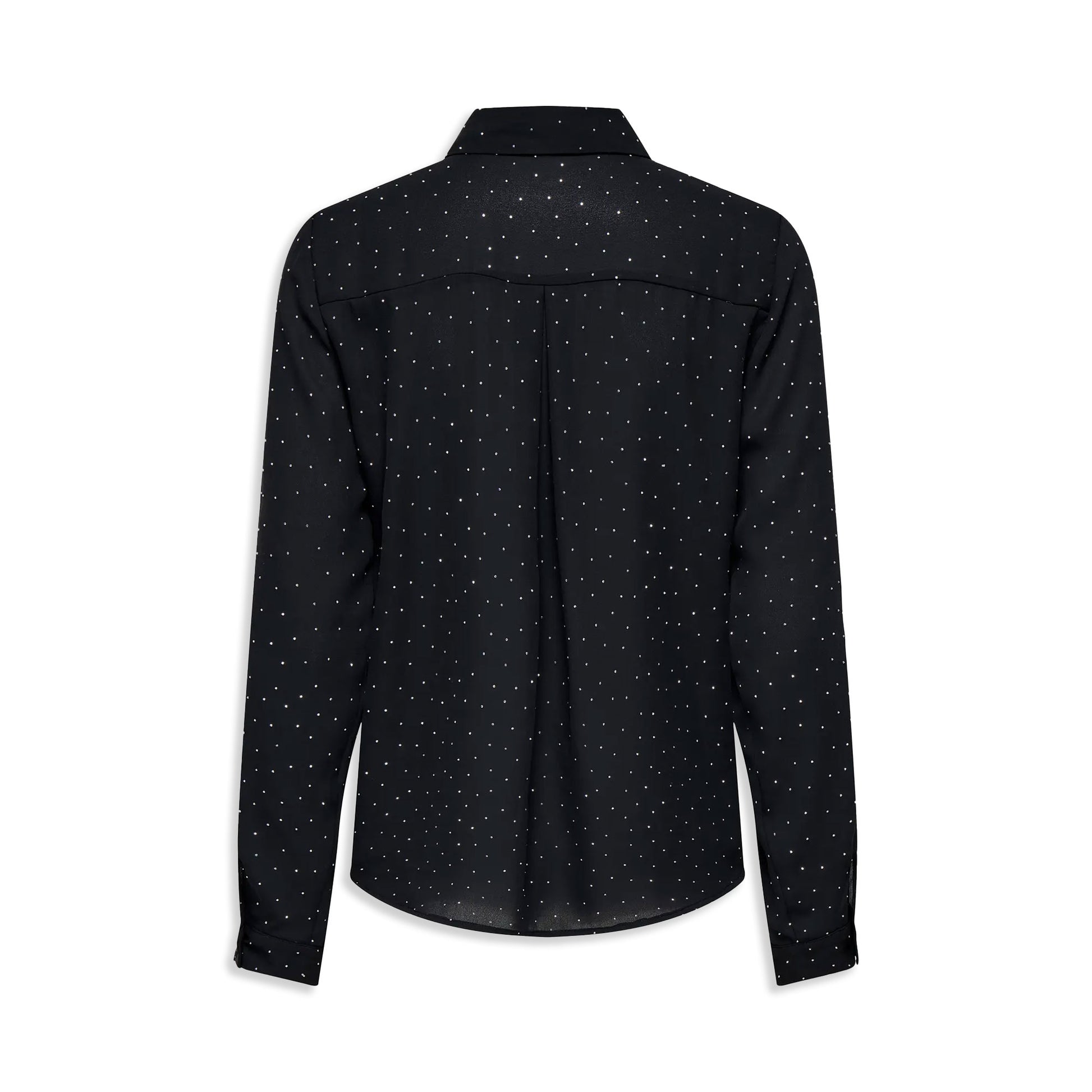 Only Zeke L/S Stud Shirt Wvn Black  - 15357355B