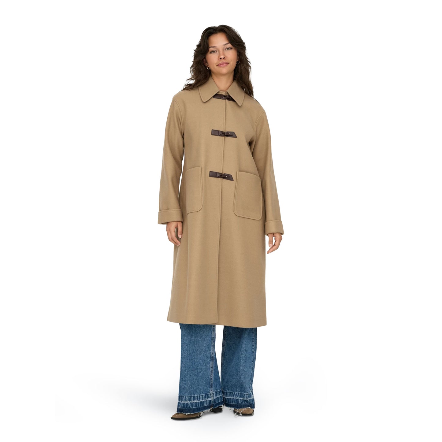 Only Evie Life Coat Tannin  - 15358223T
