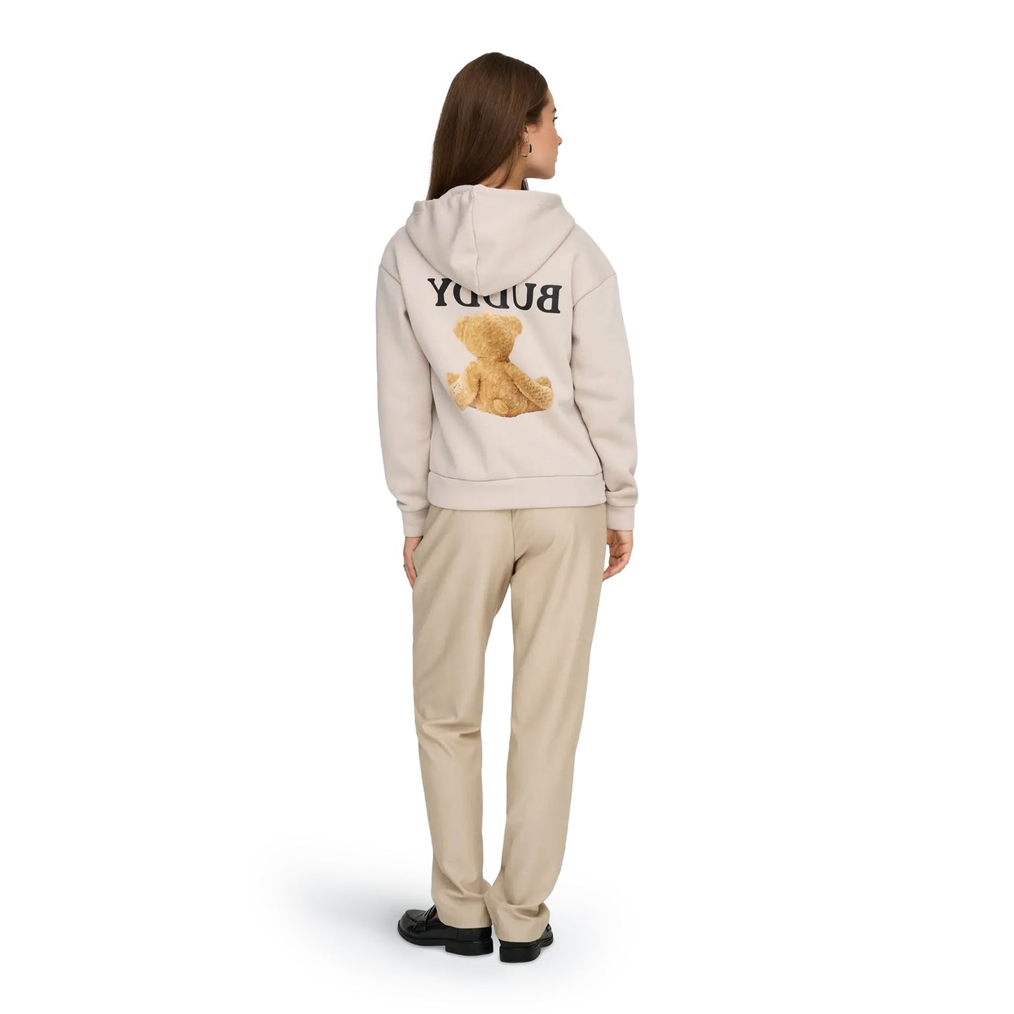 Only Ricky L/S Hood Box Sweat Pumice Stone - 15365158PS