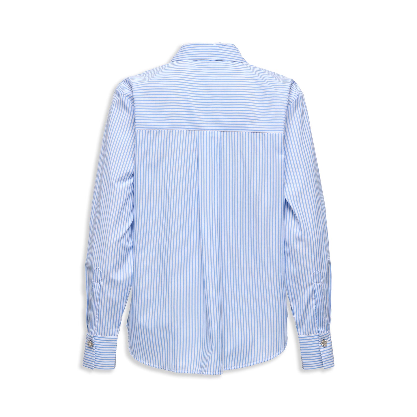 JDY Soho L/S Loose Striped Shirt White - 15368294W
