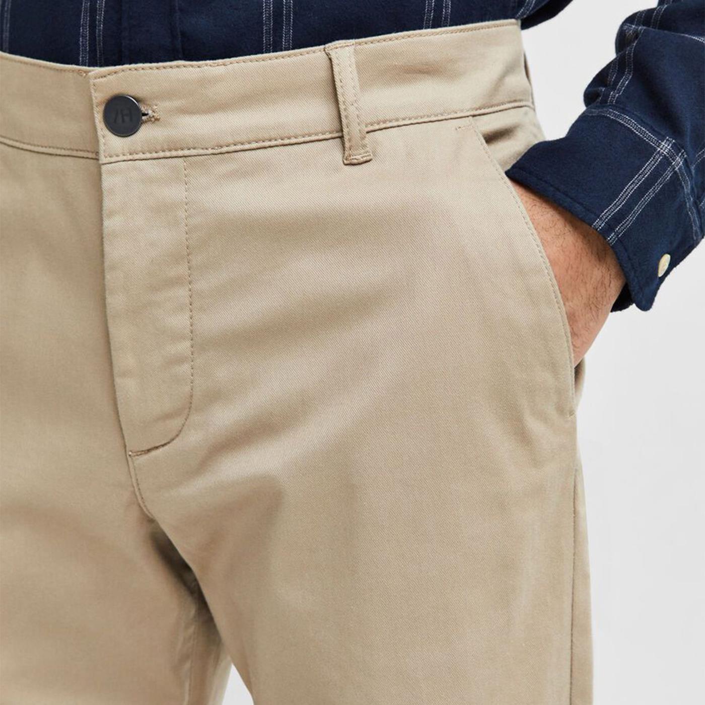 Selected Homme Straight-Stoke 196 Flex Pants Chinchilla - 16080157C