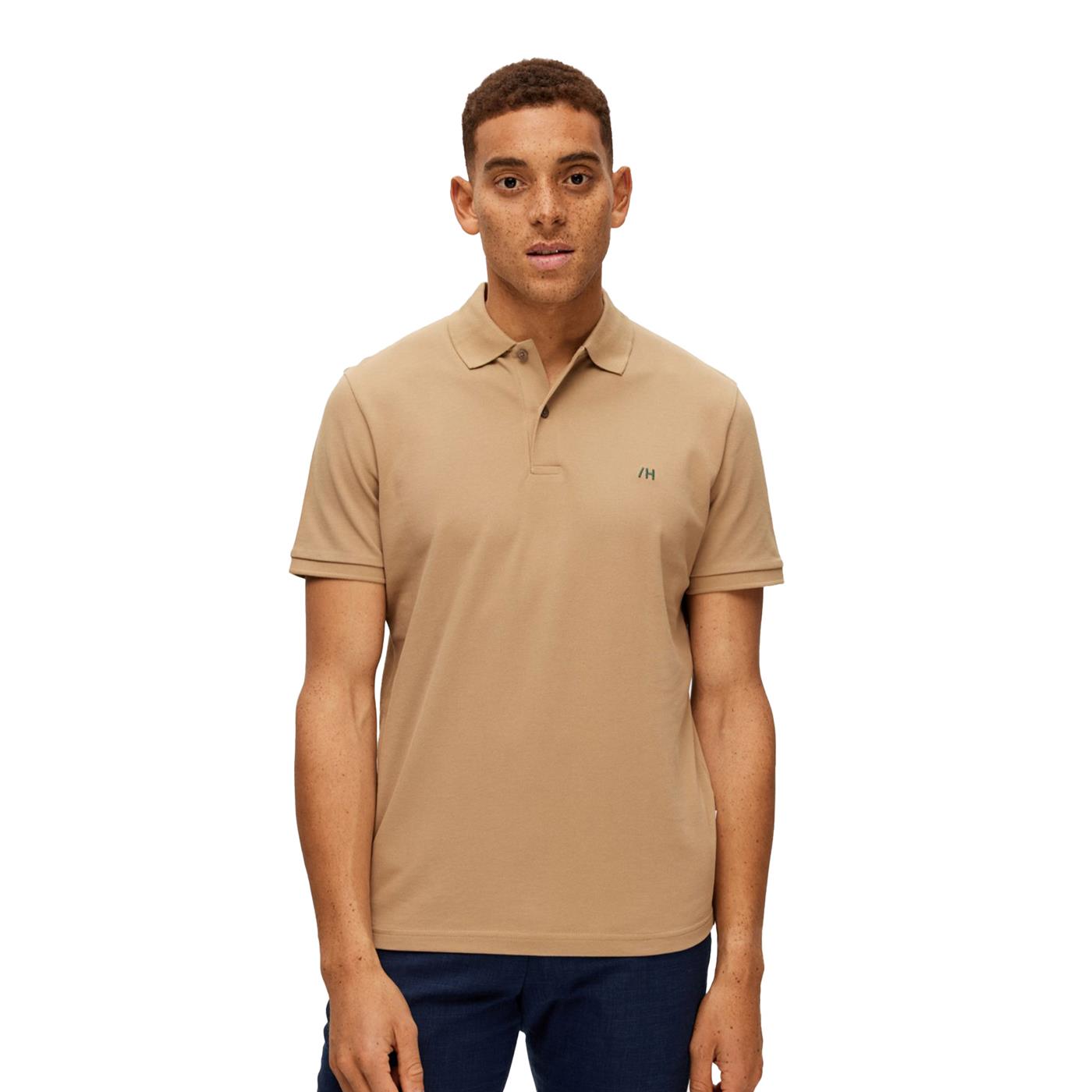 Selected Homme Dante SS Polo Kelp - 16087839K