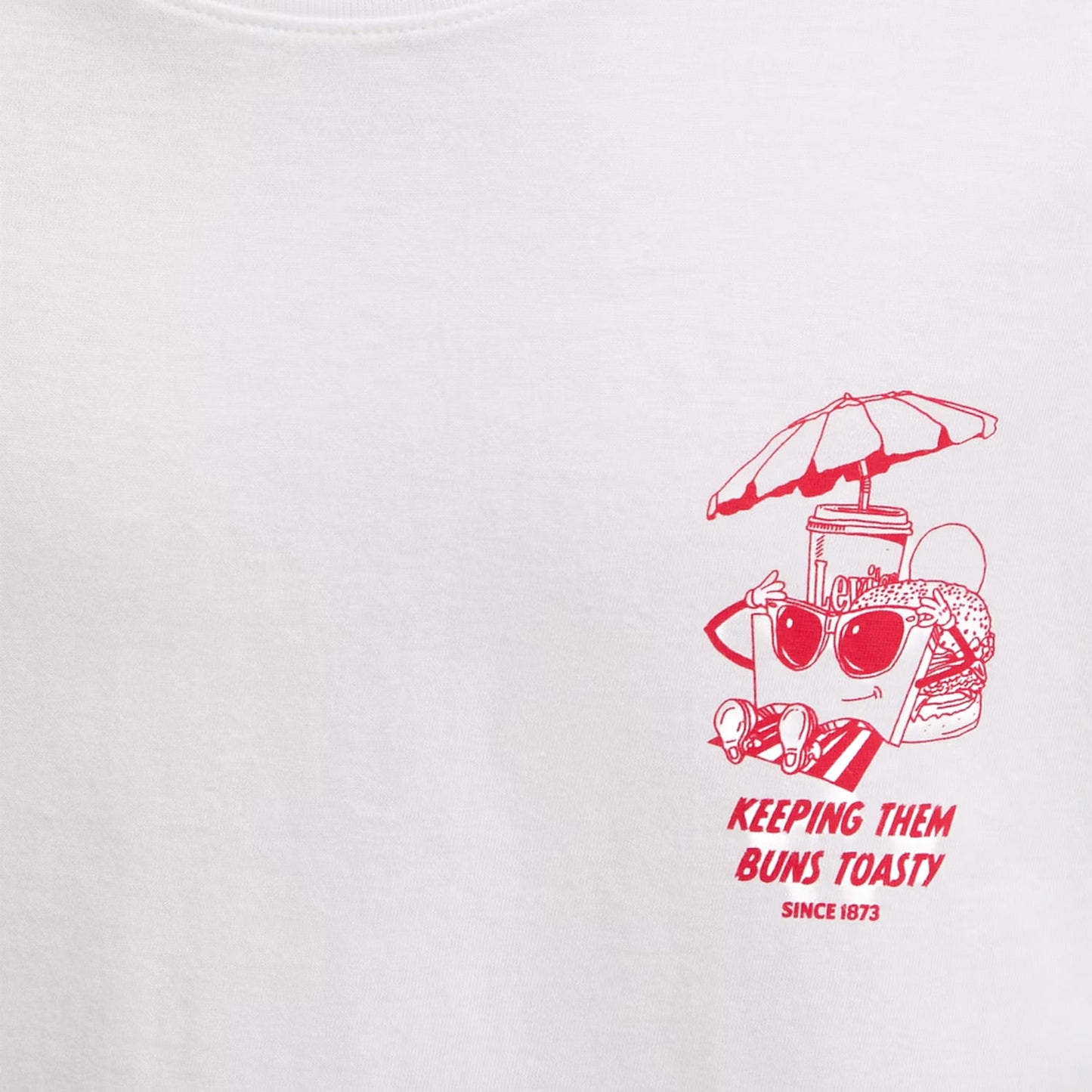 Levis SS Relaxed Fit Tee LS Fresh White Plus - 16143-2462