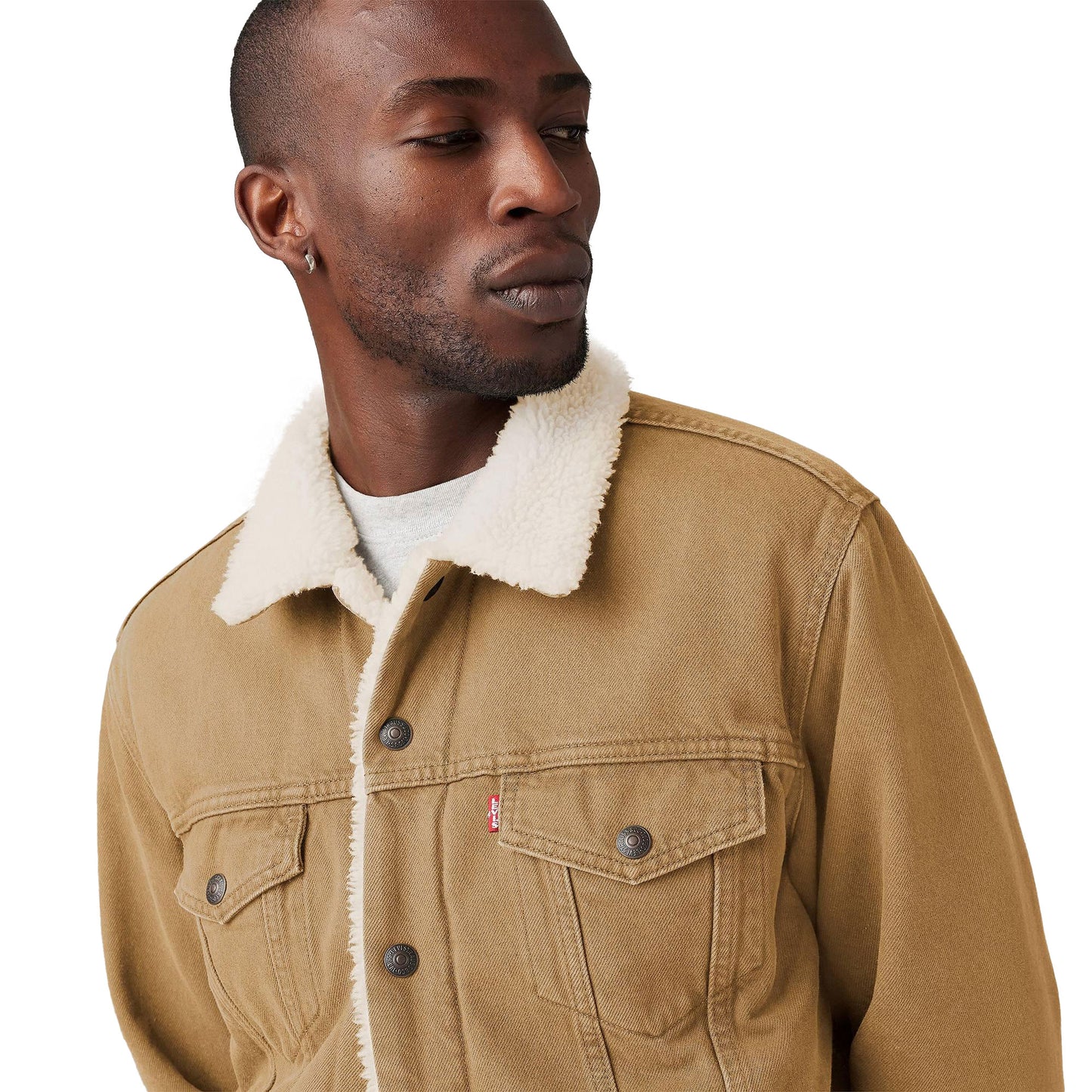 Levis Type 3 Sherpa Trucker Jacket Ermine - 16365-0305
