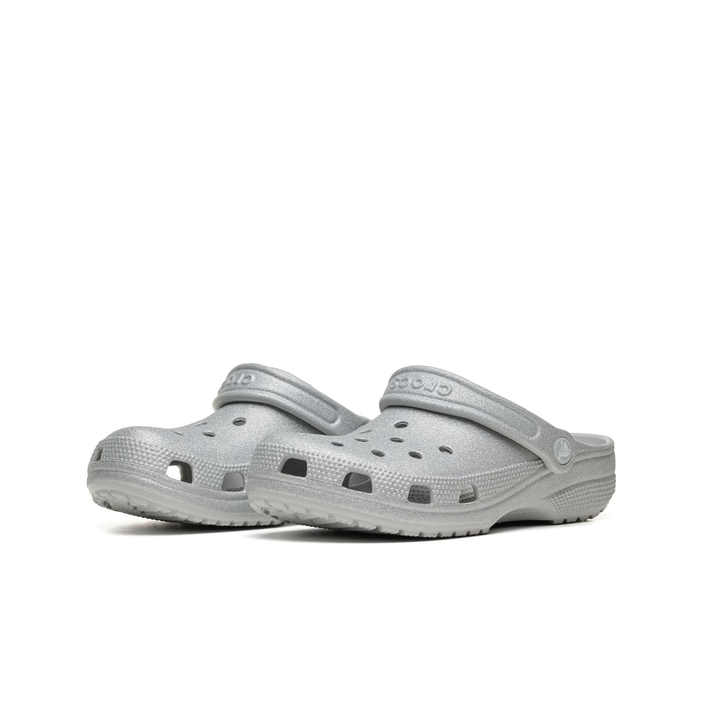Crocs Classic Glitter Clog Silver Glitter - 205942-0IC