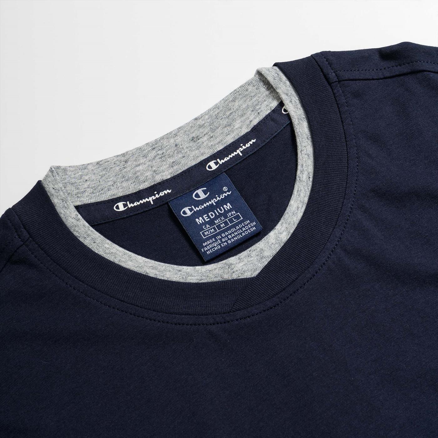 Champion Crewneck T-Shirt Navy - 216585BS501