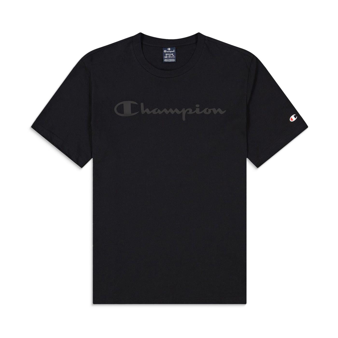 Champion Crewneck T-Shirt Black - 218284-KK002