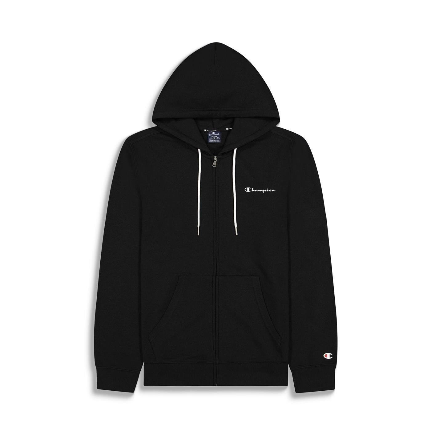 Champion Hooded Full-Zip Sweatshirt Black - 218289KK001