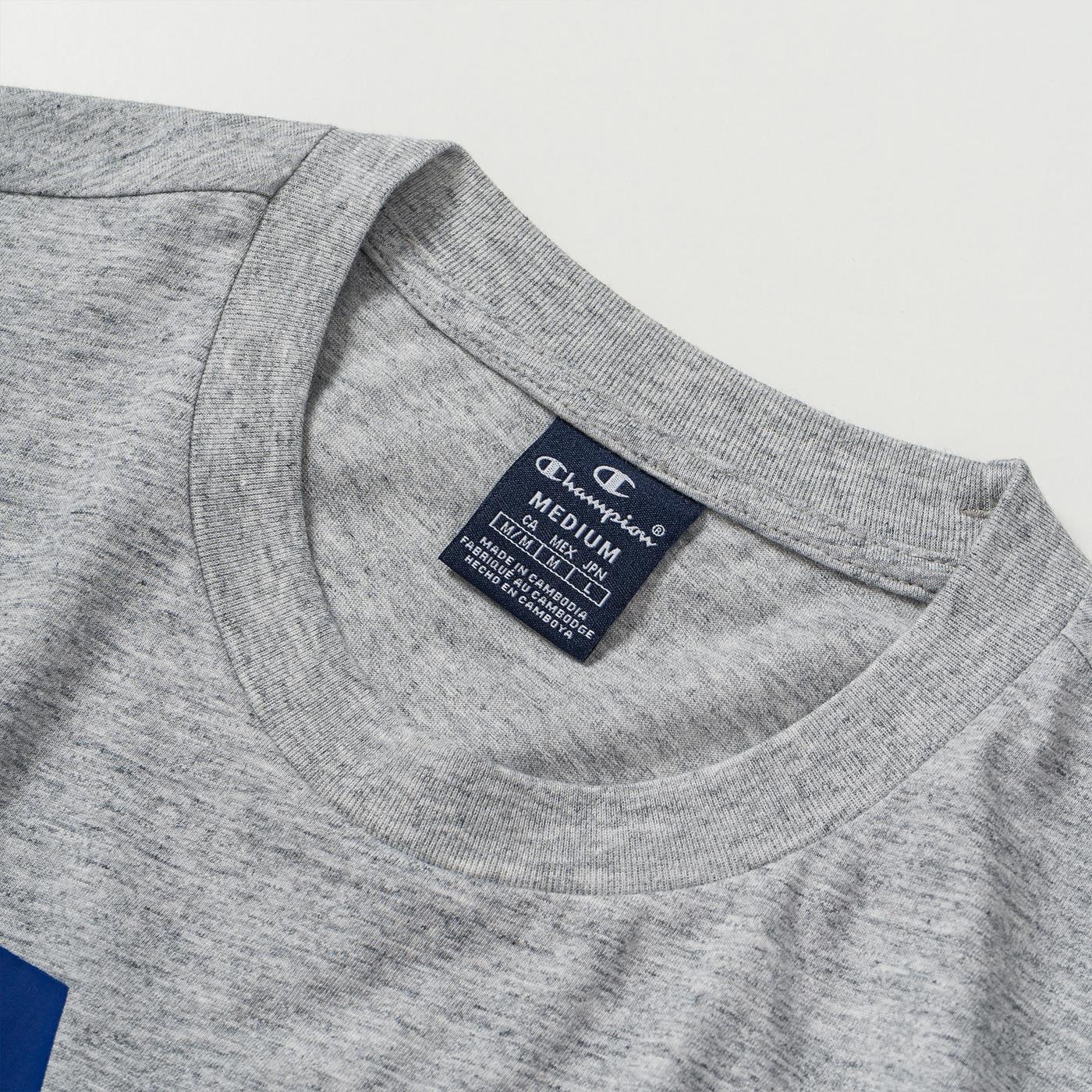 Champion Crewneck T-Shirt Grey Melange  - 218414-EM021