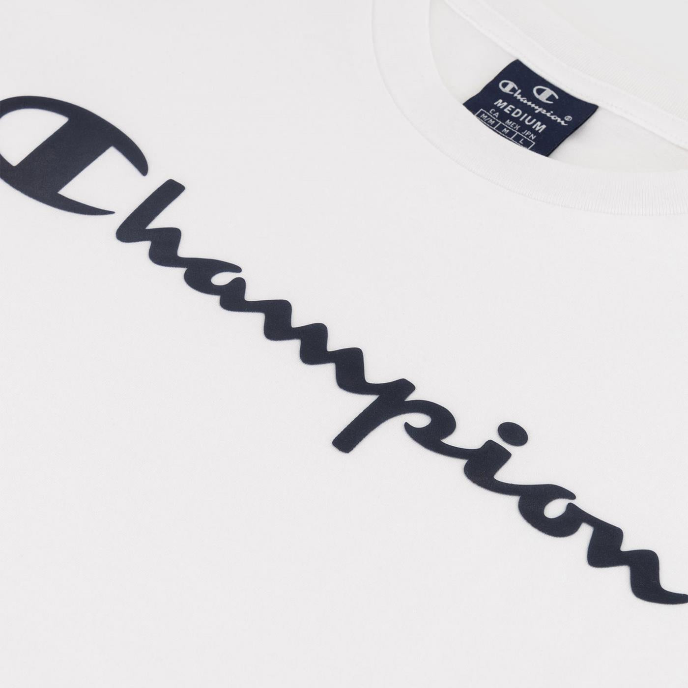 Champion Crewneck T-Shirt White - 218531-WW001