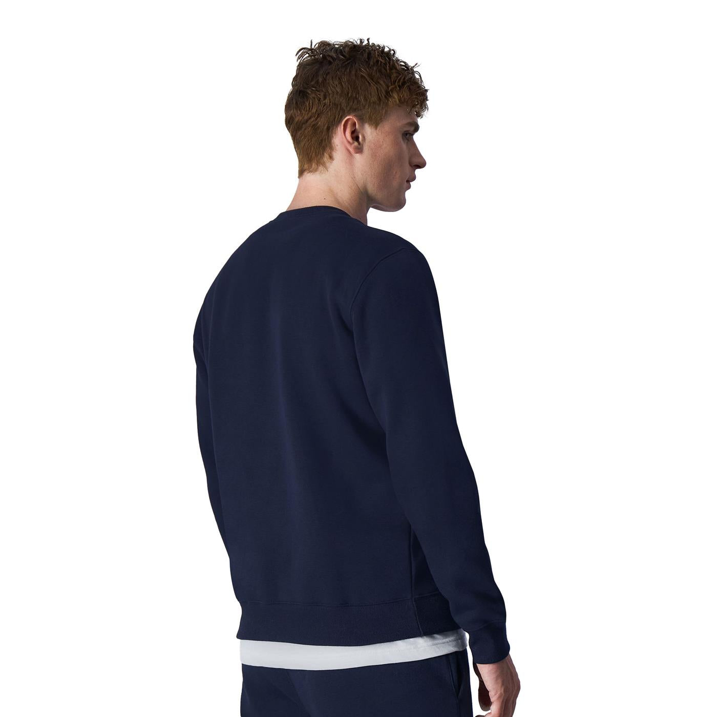 Champion Small Script Logo Fleece Sweatshirt Dark Blue - 219209-BS501