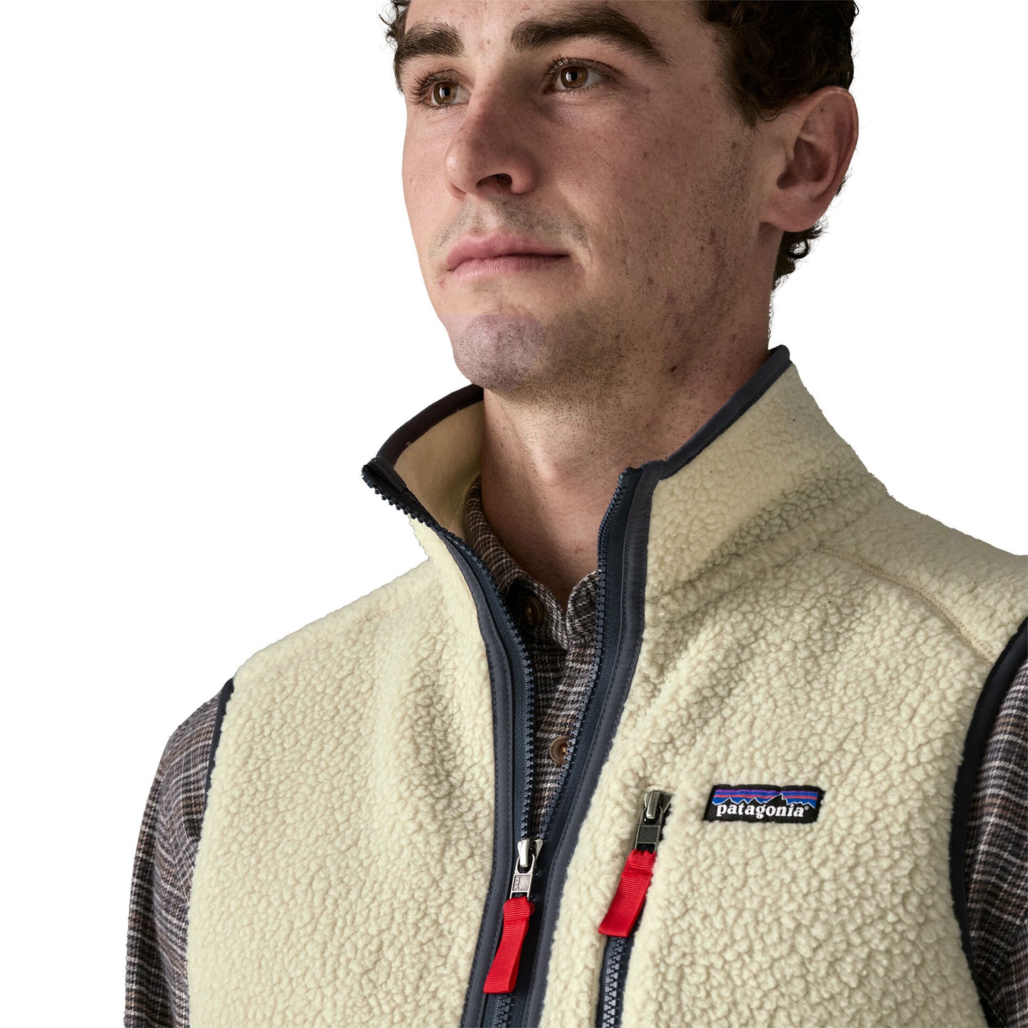 Patagonia Retro Pile Vest Pelican/Smolder Blue - 22821-PNSM