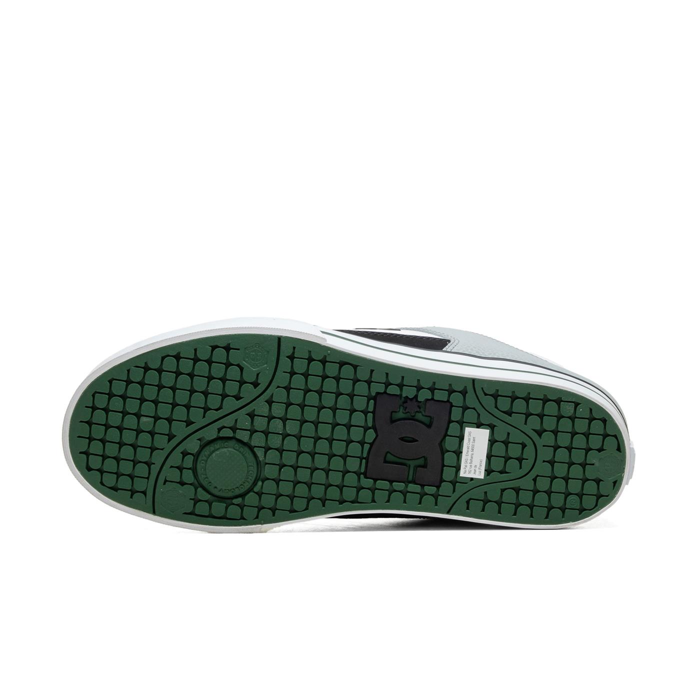 DC Shoes Pure White/Black/Green - 300660-WBN