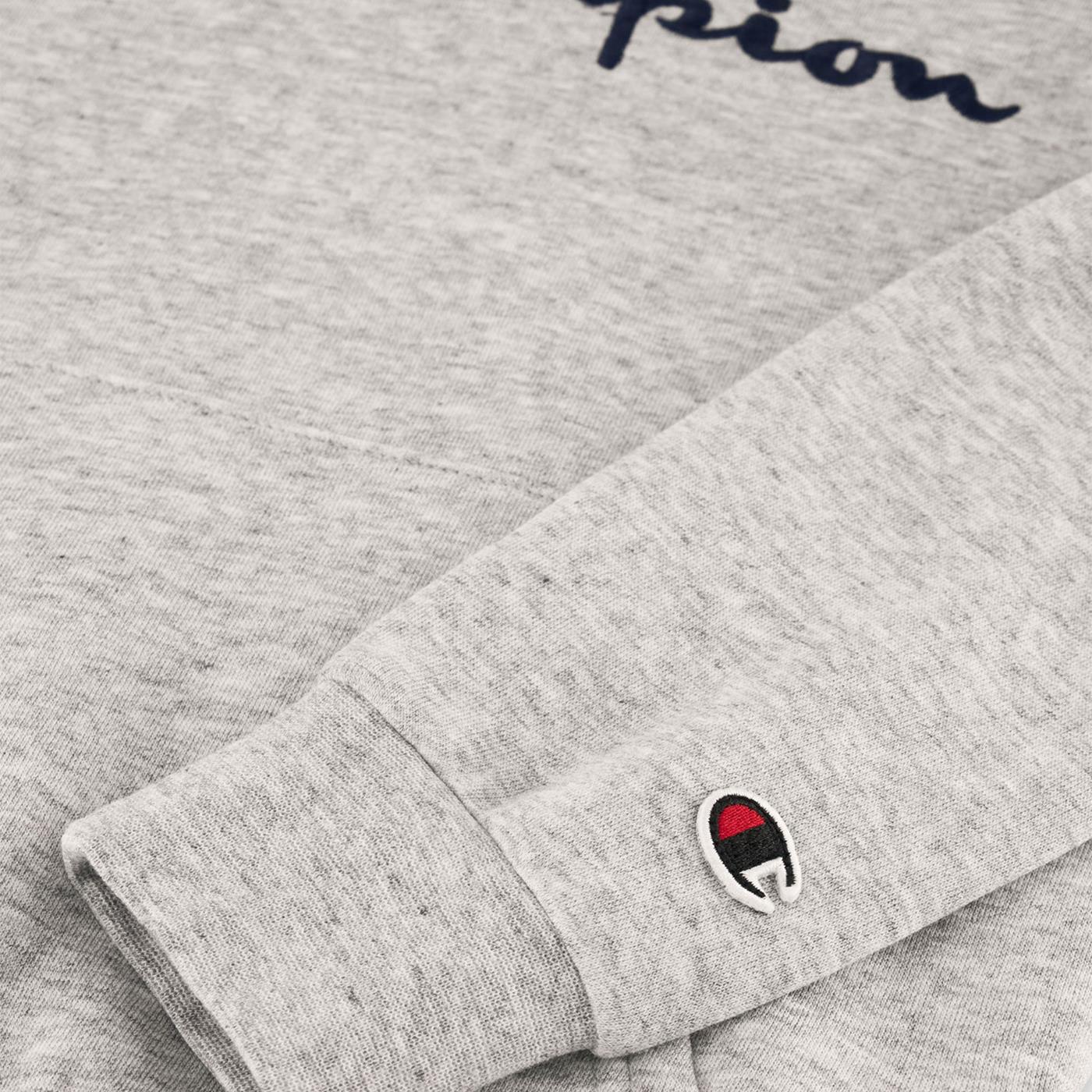 Champion Boys Hooded Sweatshirt Grey Heather  - 306874-EM021