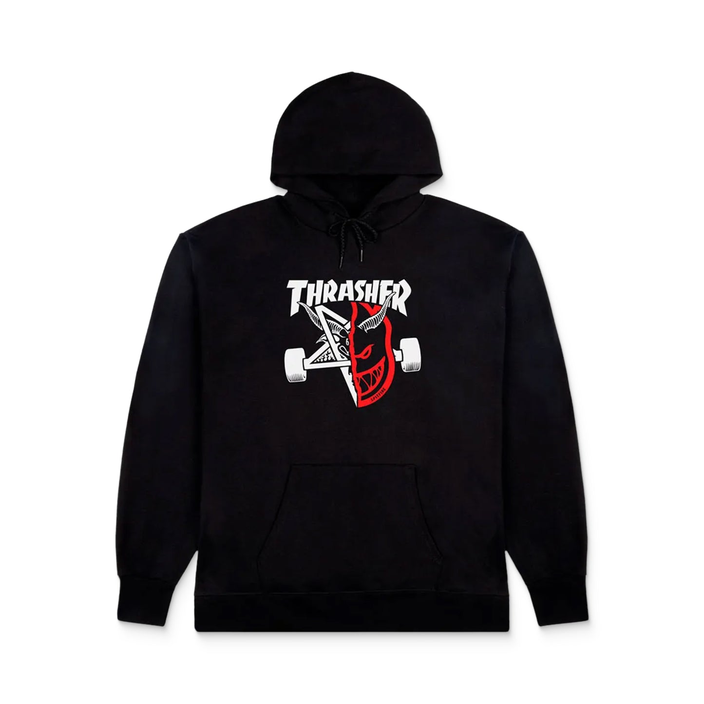 Thrasher x Spitfire Thrash & Burn Hoodie Black - 315075-BLK