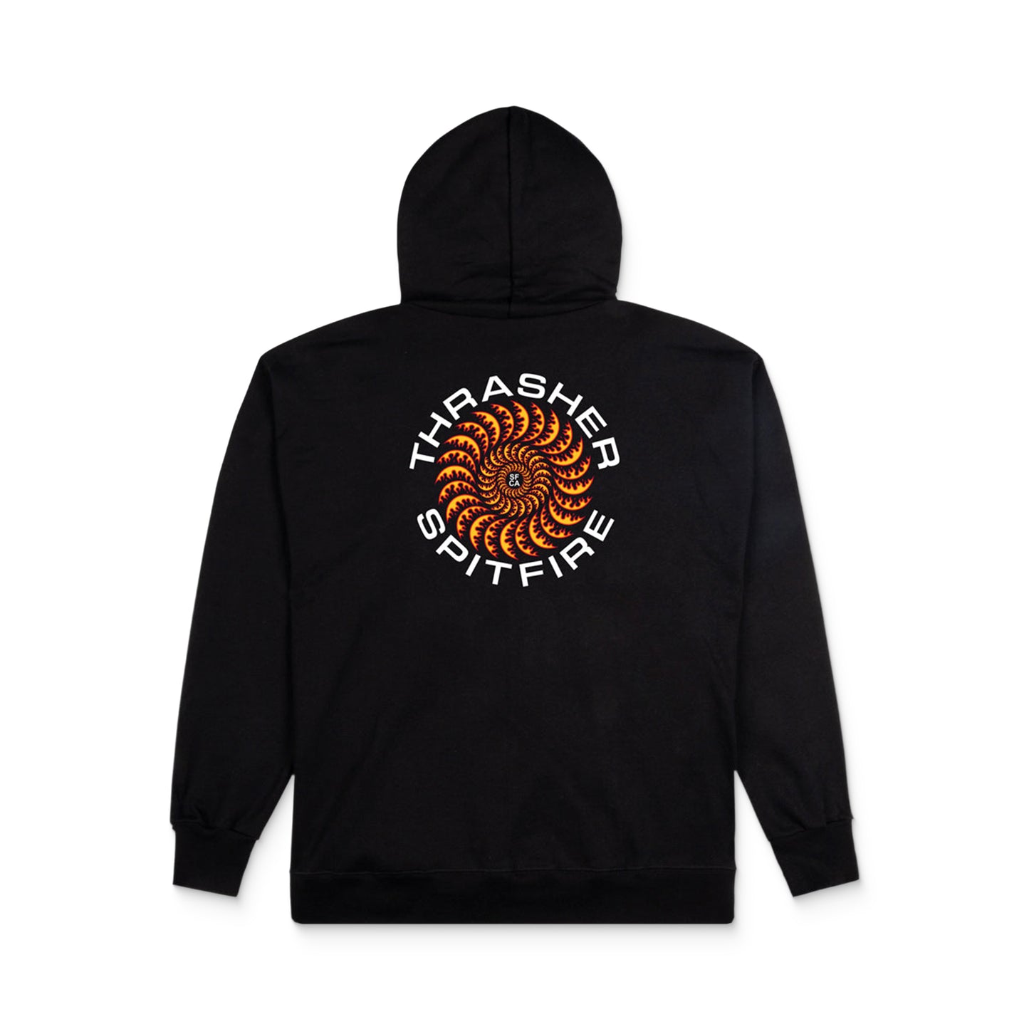 Thrasher x Spitfire Classic Swirl Hoodie Black - 315077-BLK