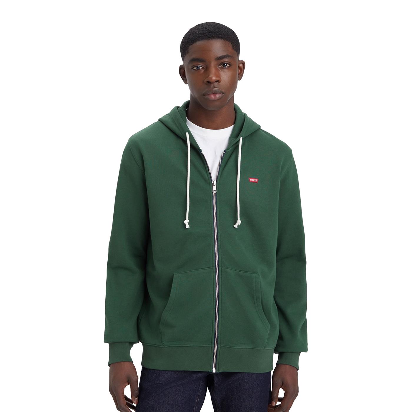 Levis The Original HM Zip-Up Hoodie Python Green - 34584-0033