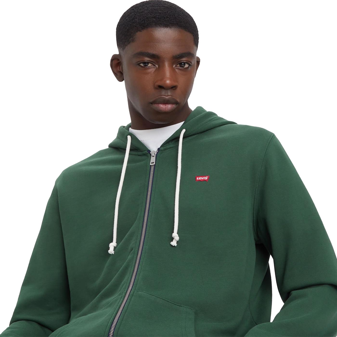 Levis The Original HM Zip-Up Hoodie Python Green - 34584-0033