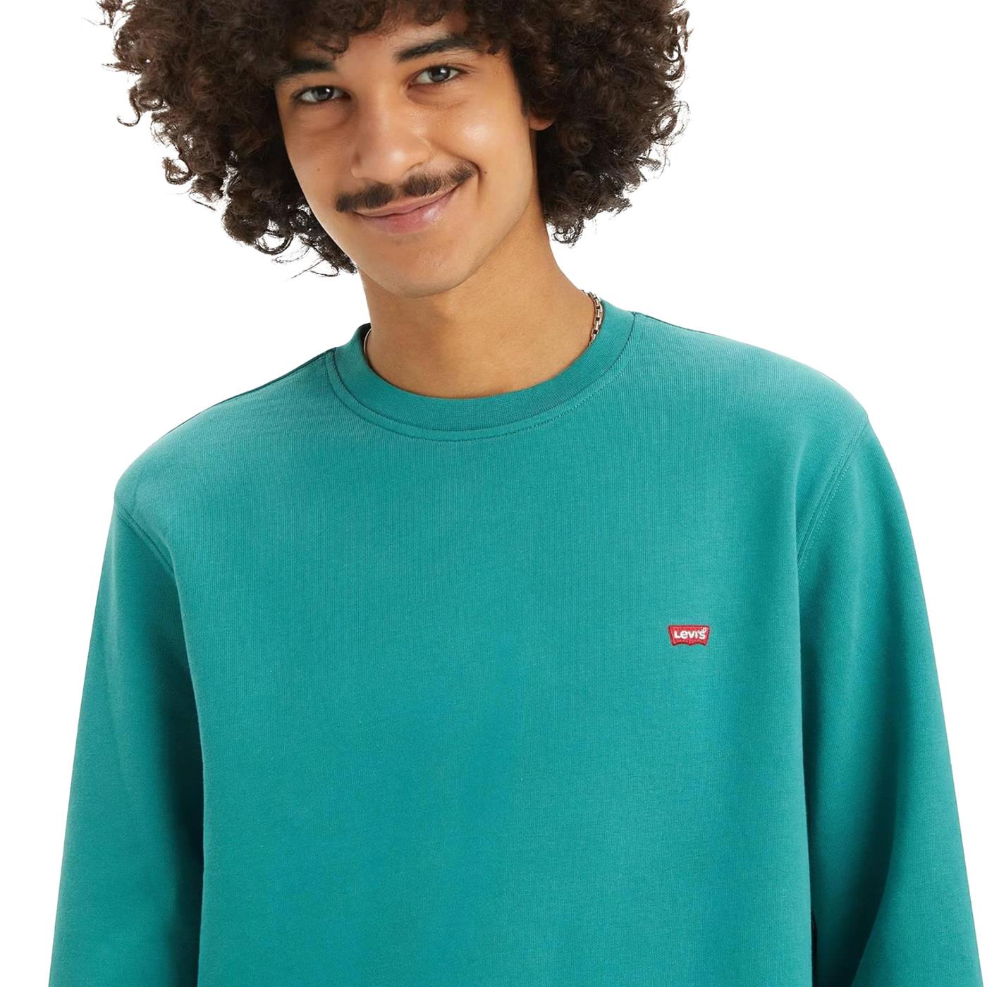 Levis The Original HM Crew Sweatshirt Deep Jungle  - 35909-0050