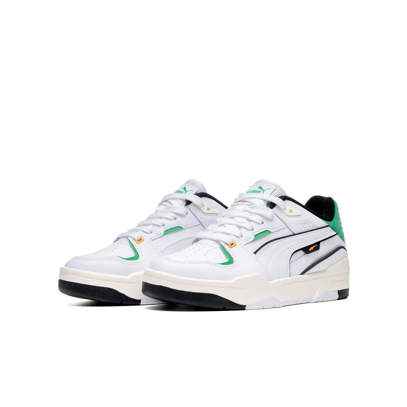Puma Slipstream BBall Jr Puma White/Archive Green - 394334-01