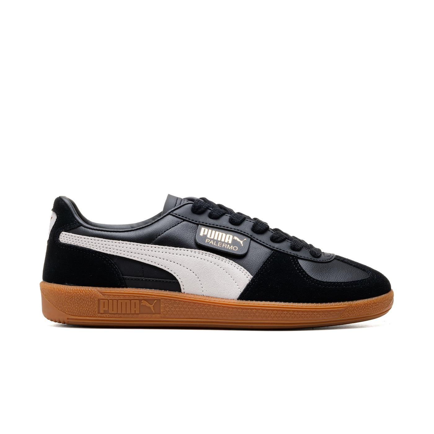 Puma Palermo Leather Puma Black/Feather Gray-Gum - 396464-03
