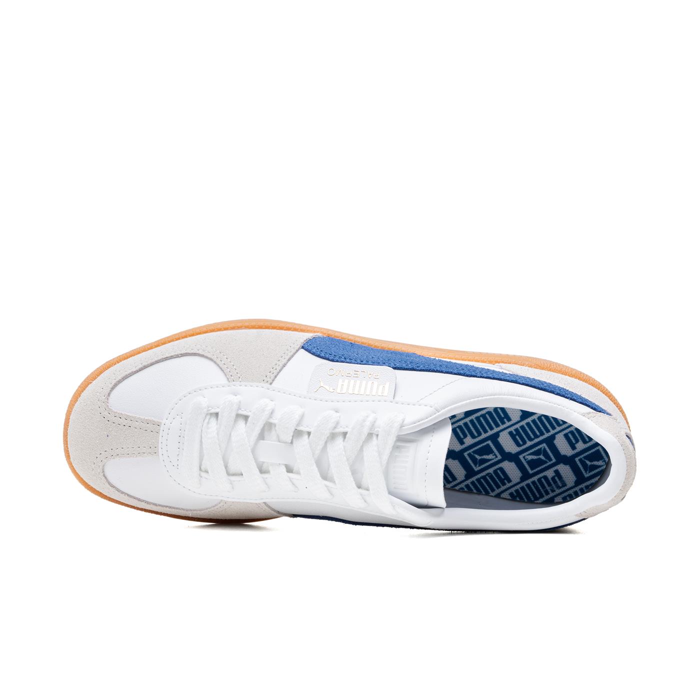 Puma Palermo Leather Puma White/Vapor Gray-Clyde - 396464-06