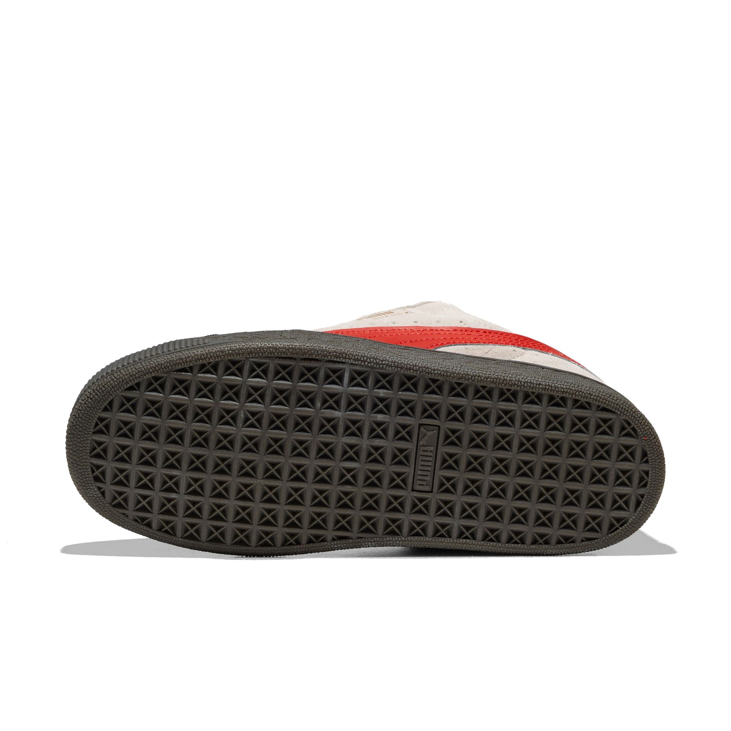 Puma Suede XL Jr Vapor Gray/Red Fire - 396577-28