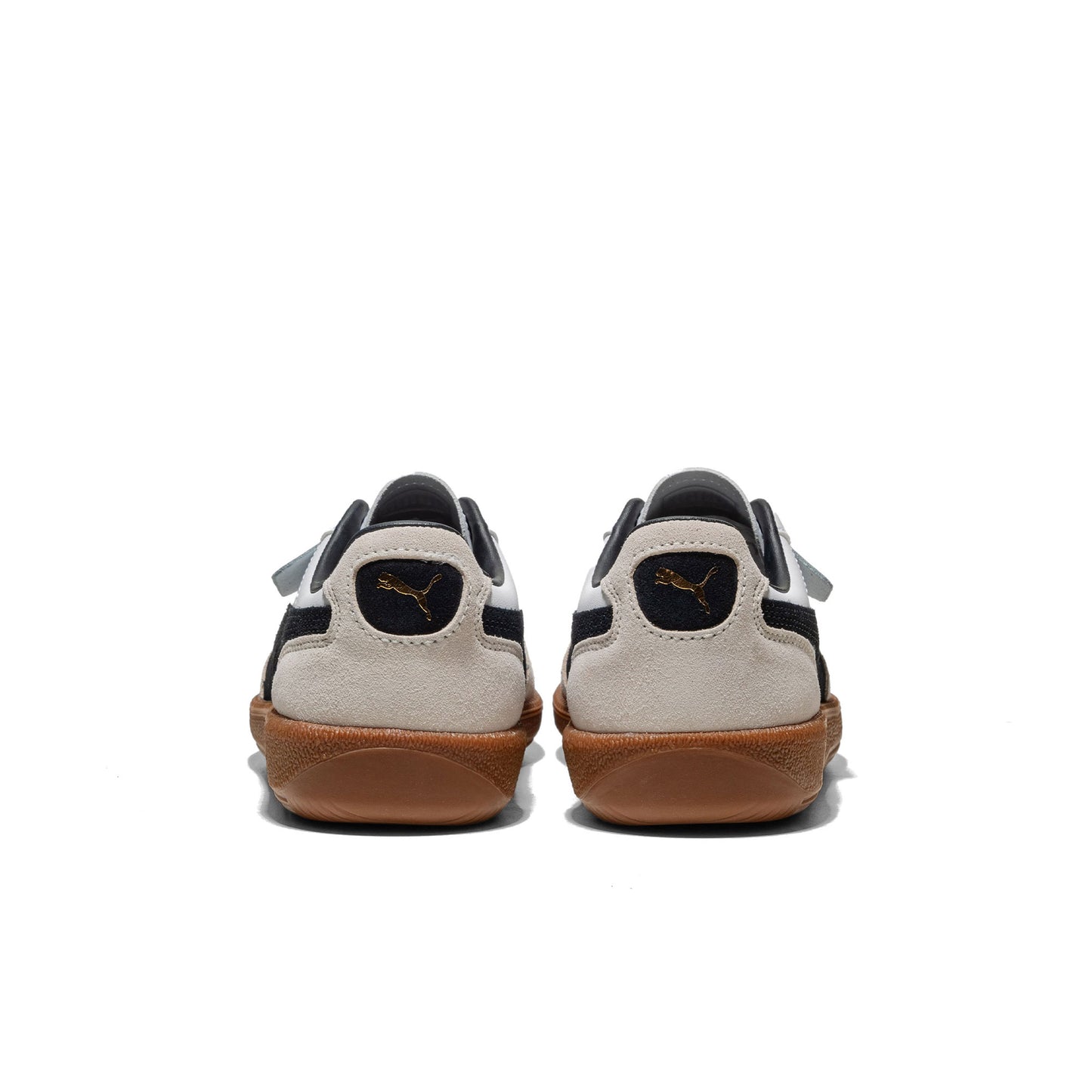 Puma Palermo Leather Jr Puma Blanco/Gris Vapor-Goma