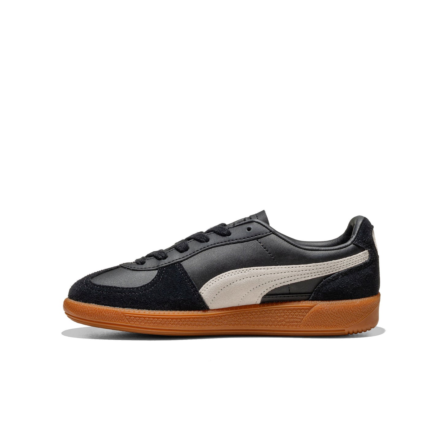 Puma Palermo Leather Jr Puma Black/Feather Gray-Gum - 397275-03