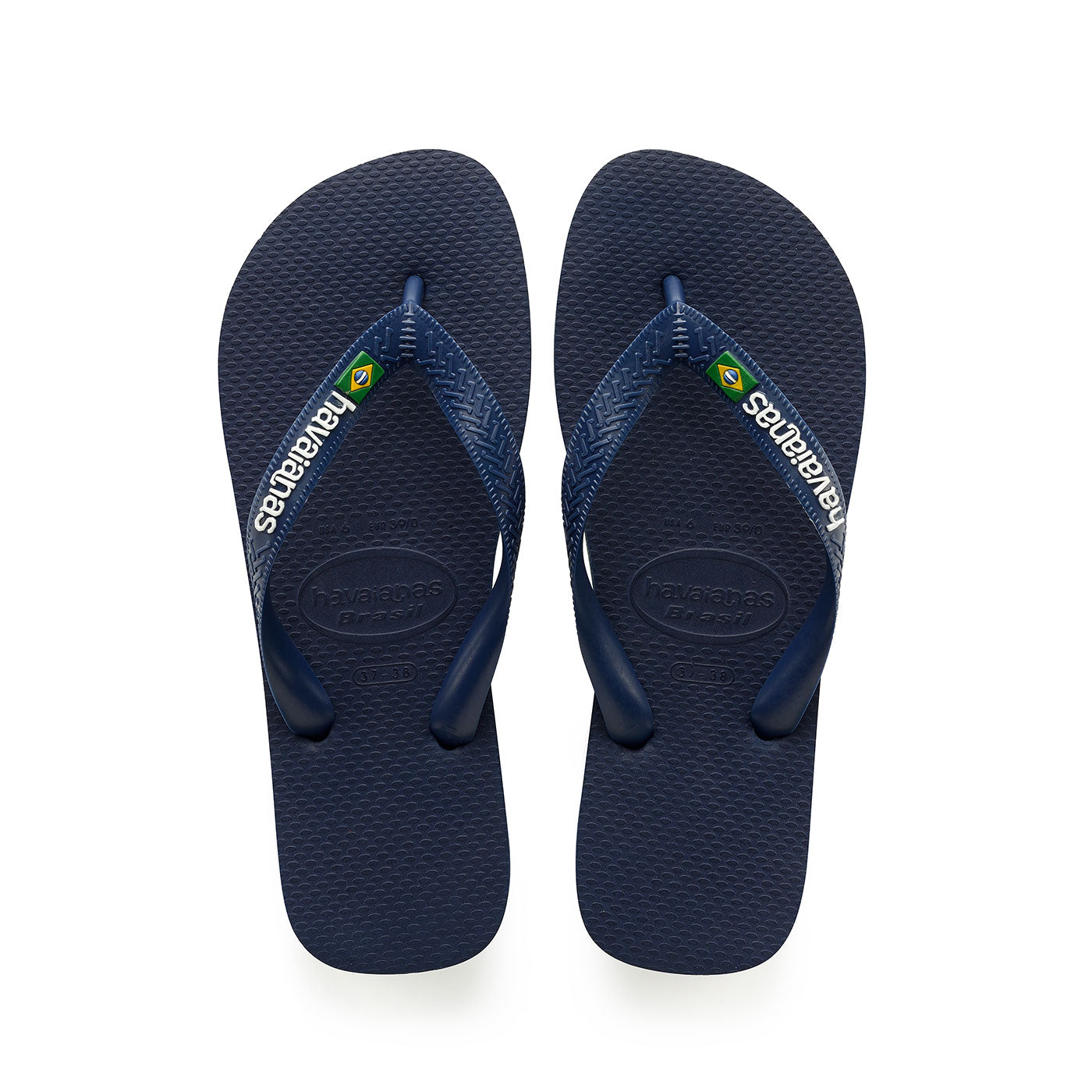 Havaianas Brasil Logo Navy Blue - 41108500555