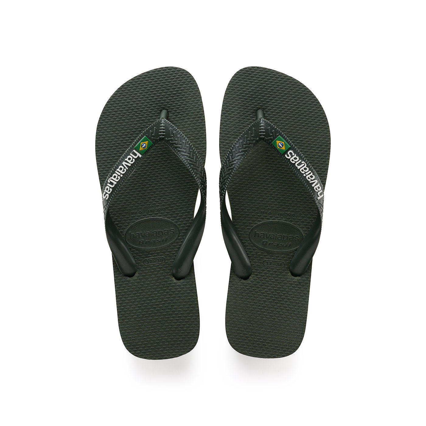 Havaianas Brasil Logo Green Olive - 41108504896