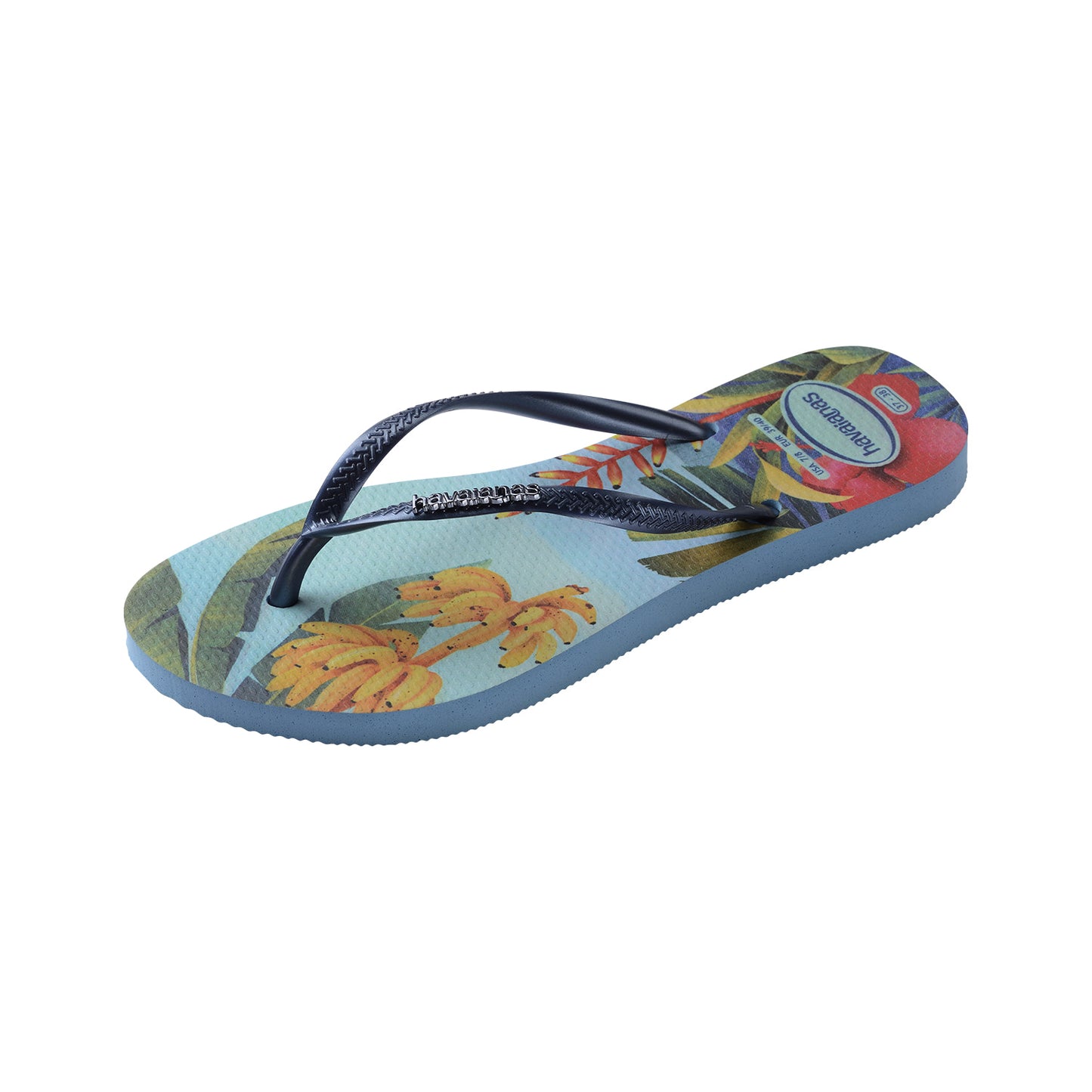 Havaianas Slim Tropical Blue/Blue - 41221110546