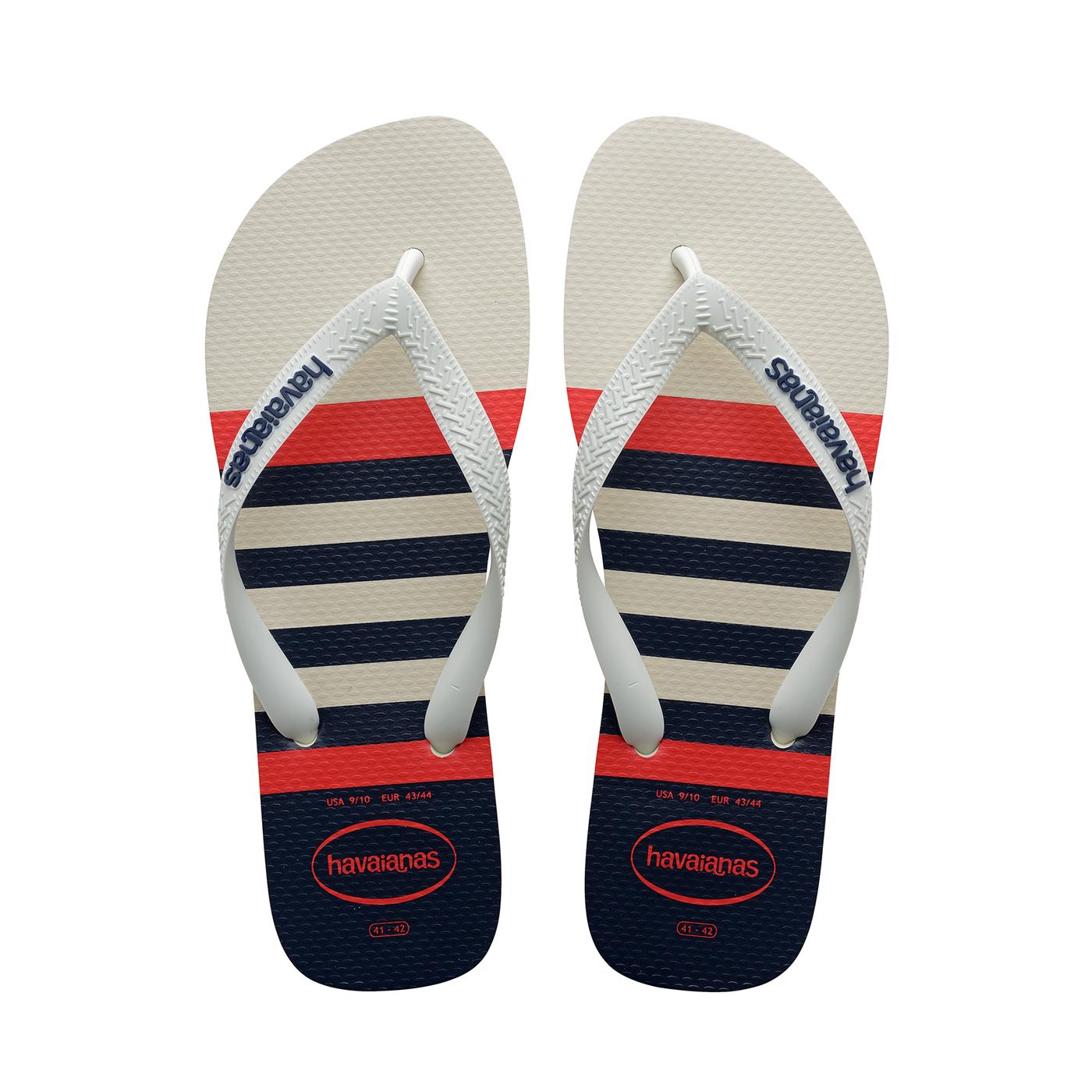 Havaianas Top Nautical White/White/Navy Blue - 41371266349