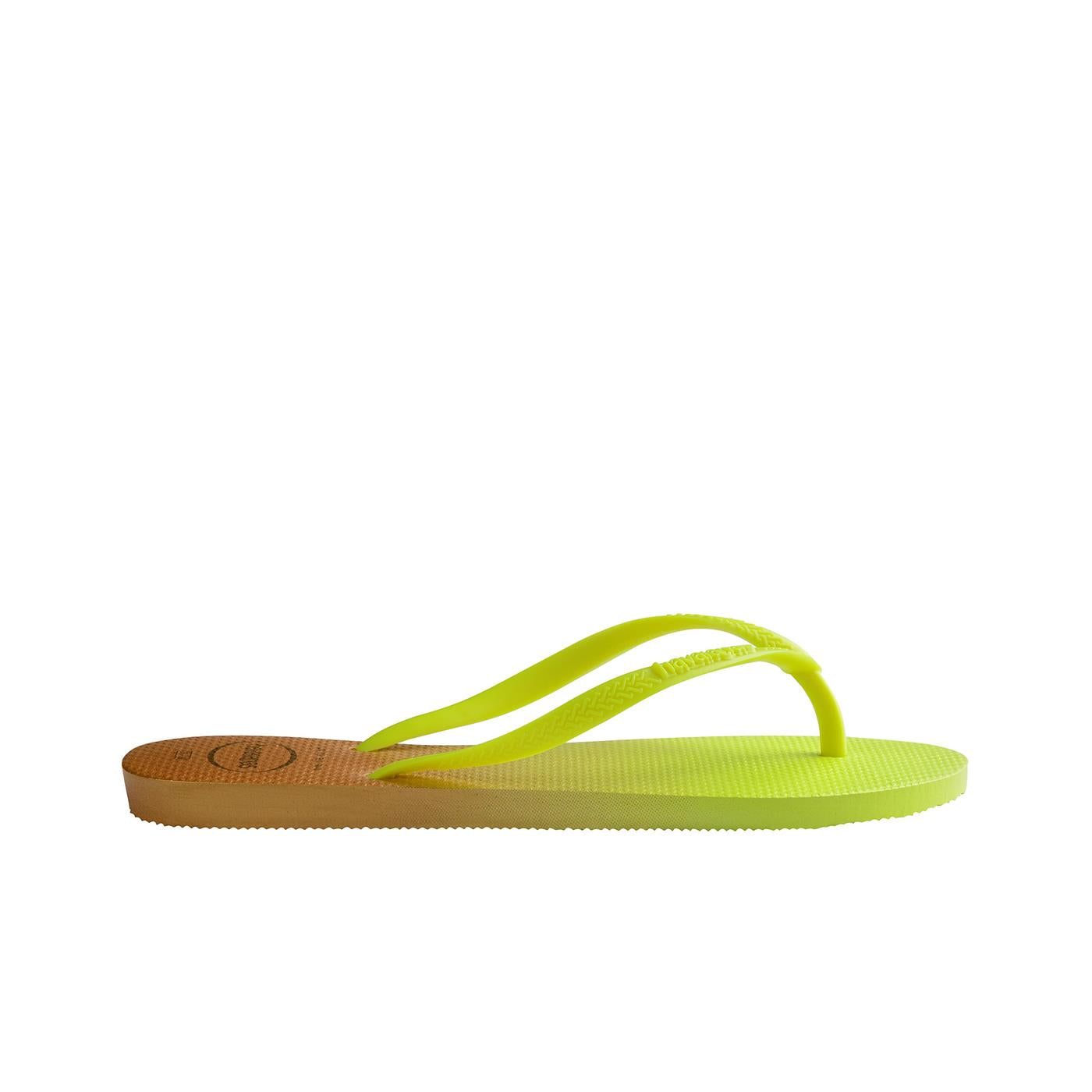 Havaianas Slim Gradiente White/ Fluorescent Galactic Green - 41460978947