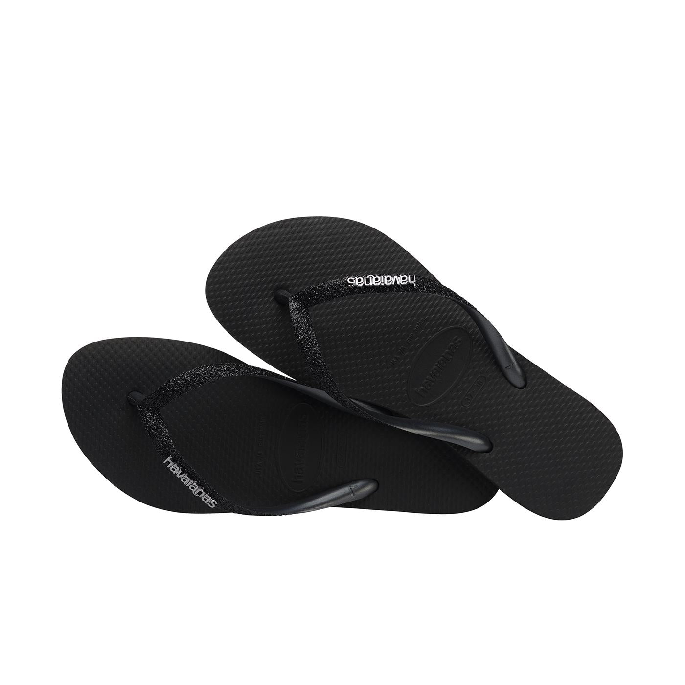 Havaianas Slim Glitter II Black/Black - 41469751069