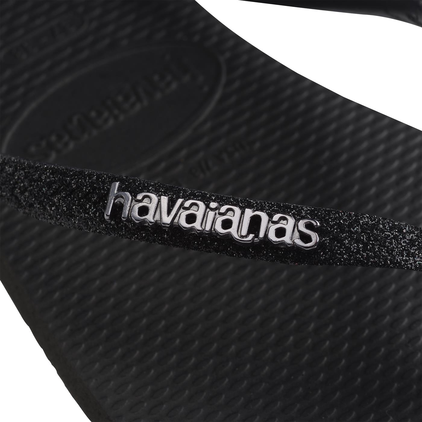 Havaianas Slim Glitter II Black/Black - 41469751069