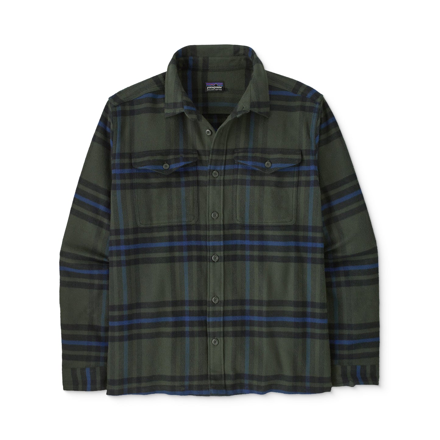 Patagonia Fjord Flannel Shirt Catch: Old Growth Green - 42401-CODG