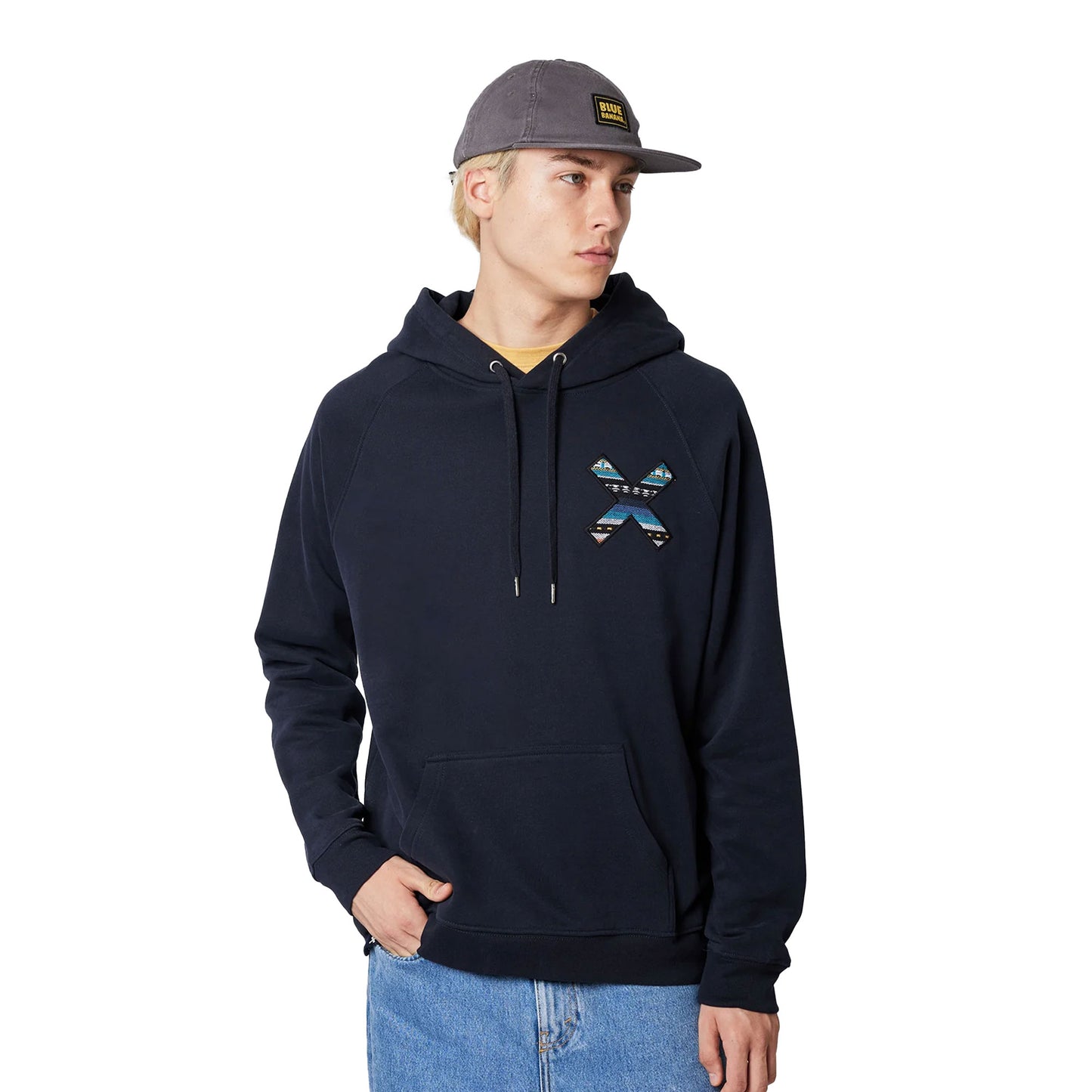 Blue Banana Classic Hoodie Navy - 44A00