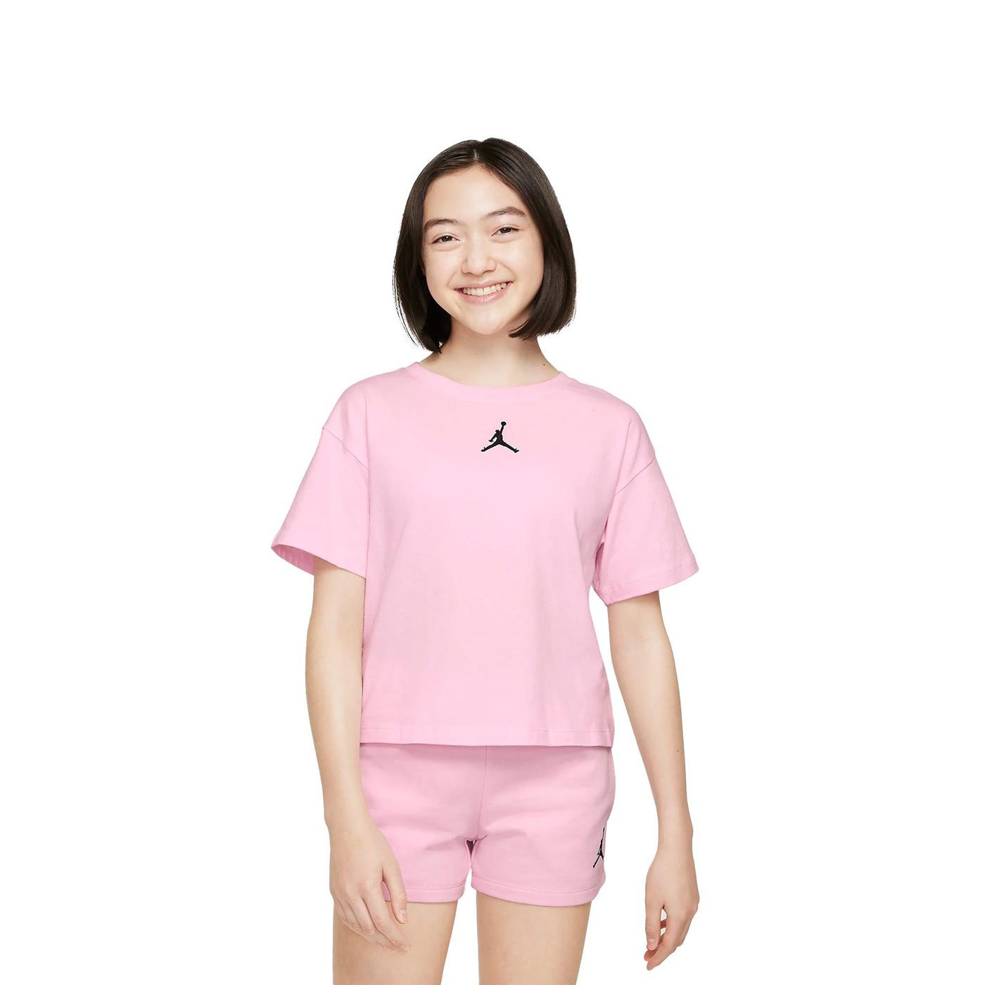 Nike Jordan Girls Essentials Tee Pink Foam - 45A770-A9Y