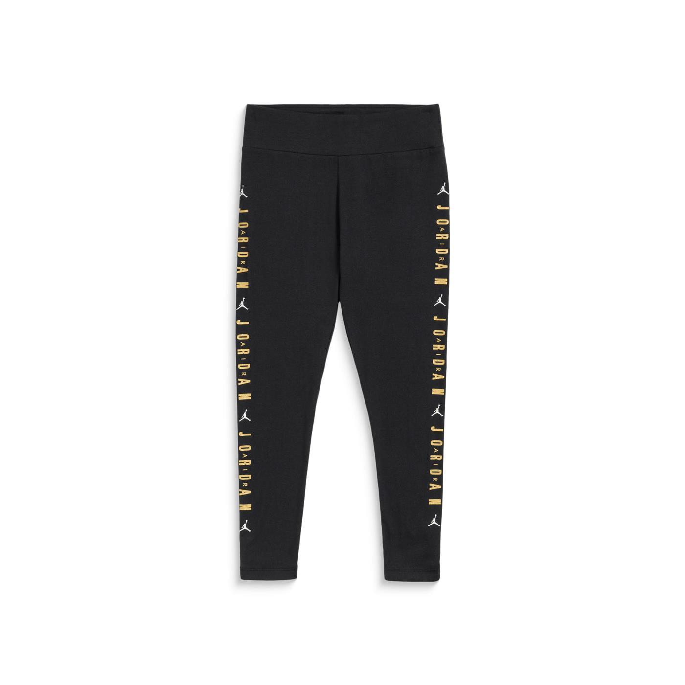 Nike Jordan Girls High-Waist Leggings Black/Gold - 45B048-023