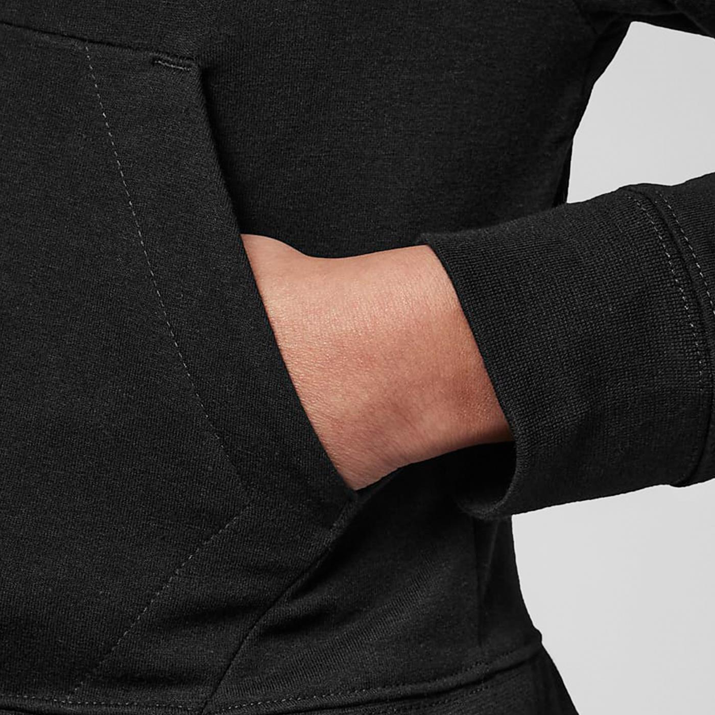 Nike Jordan Girls Essential Boxy Full-Zip Hoodie Black  - 45B731-023