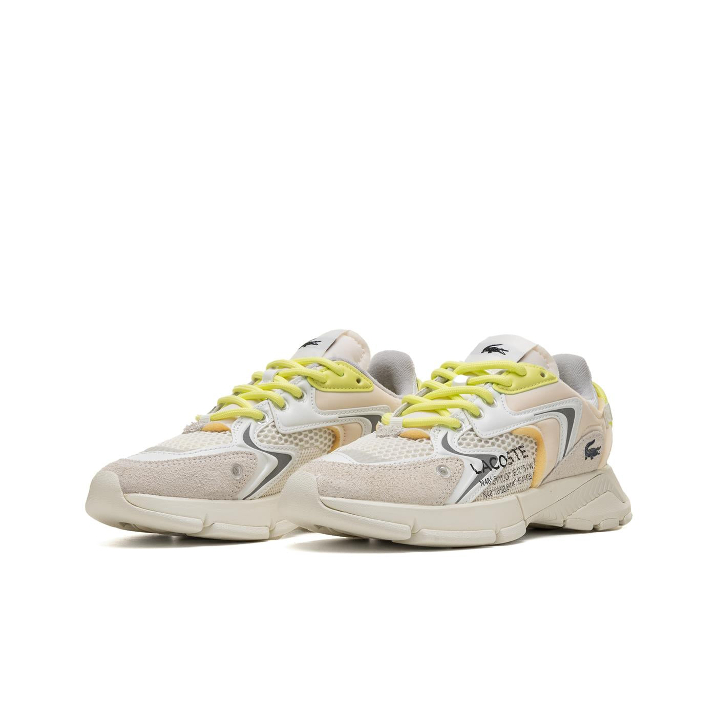 Lacoste L003 Off White/Light Green  - 46SFA0003-WP2