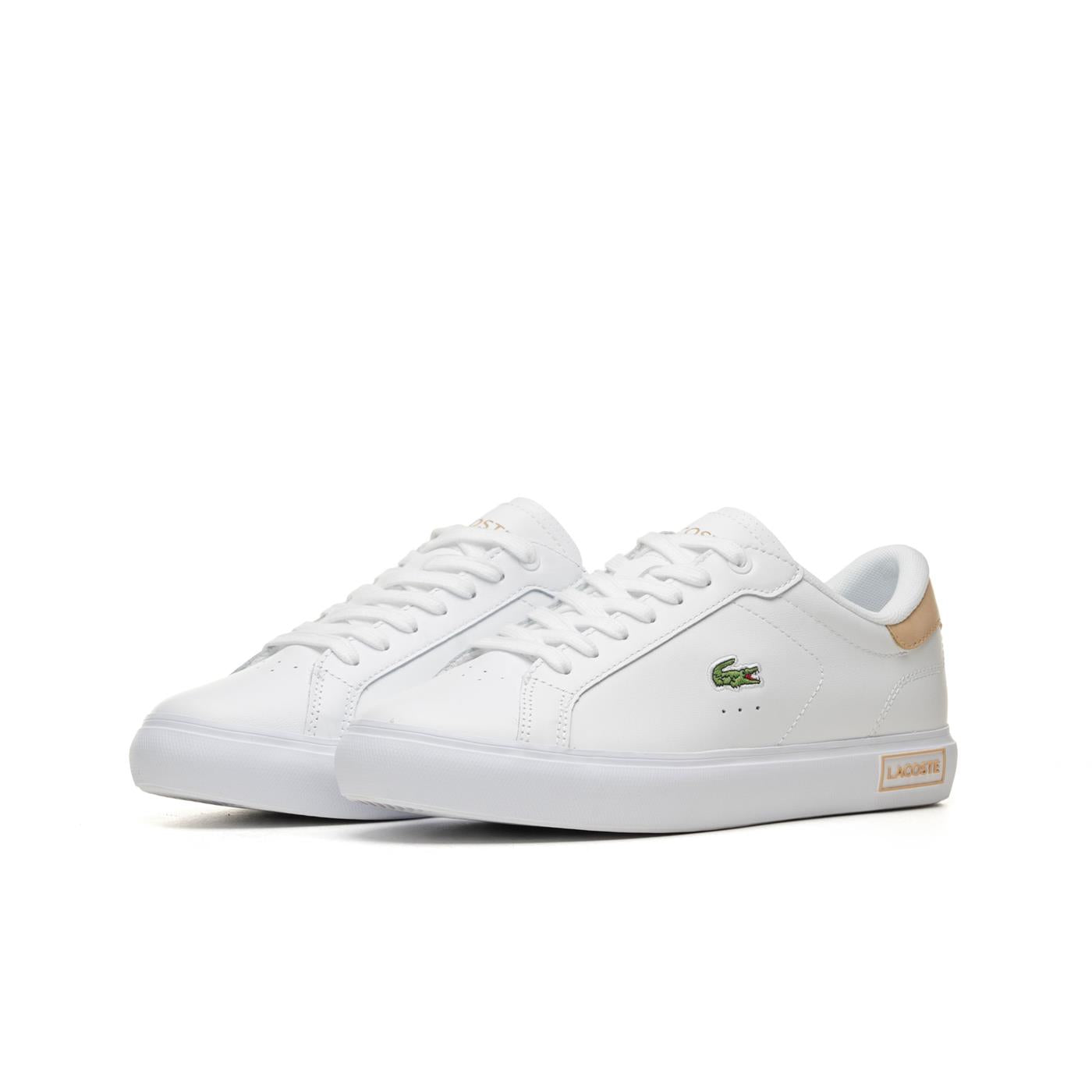 Lacoste Powercourt White/Light Brown - 47SFA0071-2J8