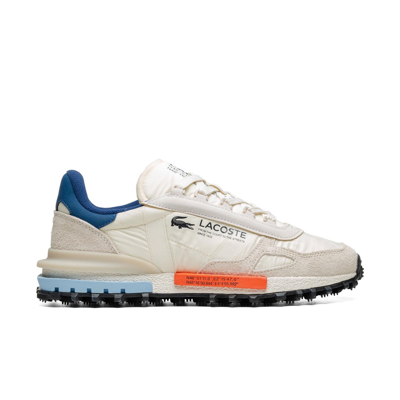 Lacoste Elite Active Off White/Navy - 48SMA0048-WN1